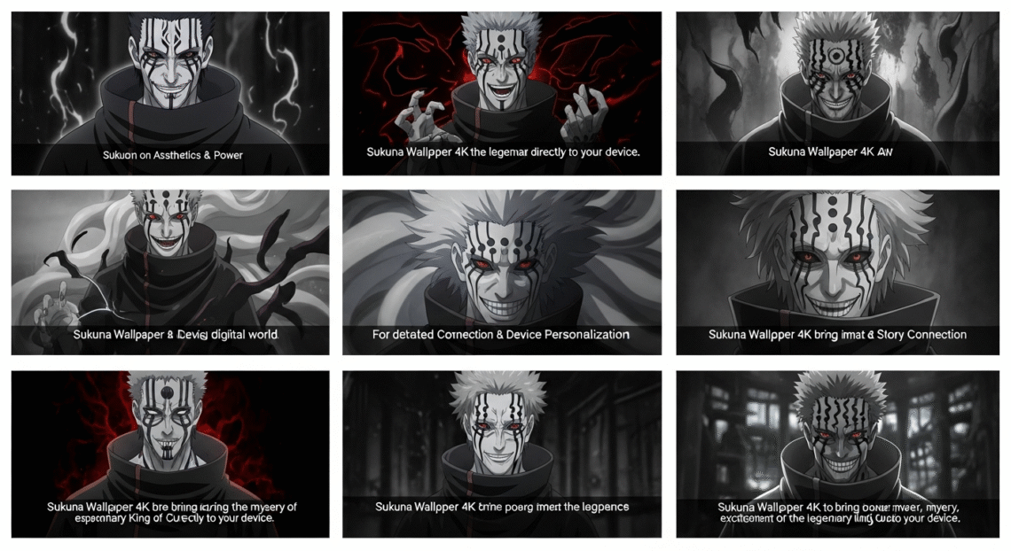 Sukuna Wallpaper 4K